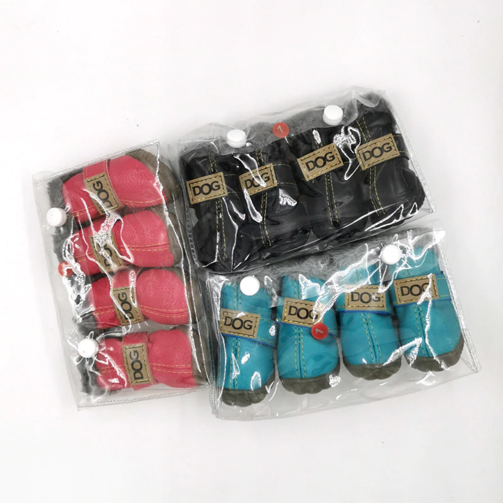 Dog Australia Waterproof Fleece-Lined Warm Dog Snow Boots