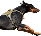 Tactical No-Pull Dog Harness – Reflective Training Vest with Handle