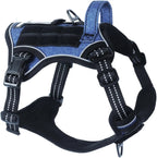 Tactical No-Pull Dog Harness – Reflective Training Vest with Handle