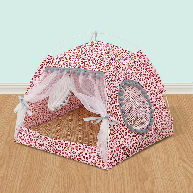 Comfy Calming Pet Tent Bed for Small Dogs and Cats